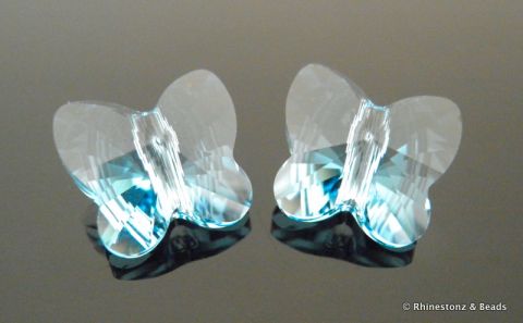 Swarovski Butterfly Art 5754 Aquamarine 10mm